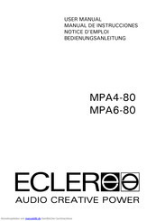 Ecleree MPA4-80 Bedienungsanleitung