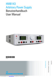 R&S HM8143 Benutzerhandbuch