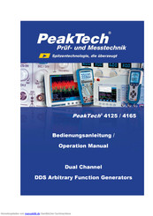 PeakTech 4125 Bedienungsanleitung
