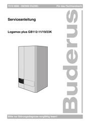 Buderus Logamax plus Serviceanleitung