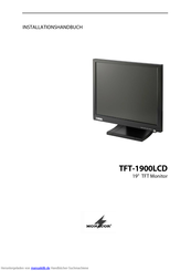 Monacor TFT-1900LCD Installationshandbuch