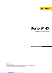 Fluke 914 Serie Bedienungsanleitung