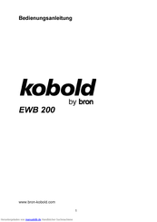 Kobold EWB 200 Bedienungsanleitung