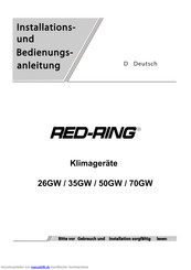 RED-RING 35GW Bedienungsanleitung