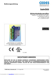 Cedes SafeCIS3 Bedienungsanleitung