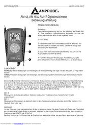 Amprobe AM-42 Bedienungsanleitung