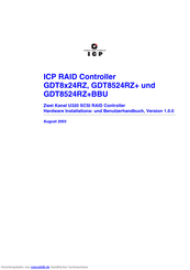 ICP GDT8524RZ+BBU Benutzerhandbuch