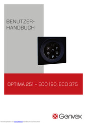 Genvex ECO 190 Benutzerhandbuch