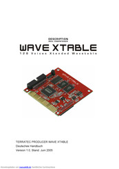 TerraTec WAVE XTABLE Handbuch