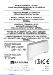 Sabiana CRT MO - IV - IO Handbuch