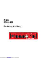 TC Electronic BH250 Anleitung