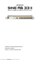 TerraTec SINE MB 33 II Handbuch