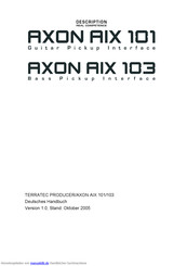 TerraTec AXON AIX 101 Handbuch