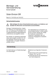 Viessmann Solar-Divicon SR Serviceanleitung