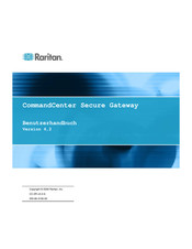 Raritan CommandCenter Secure Gateway Benutzerhandbuch