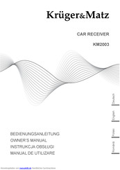 Kruger&Matz KM2003 Bedienungsanleitung