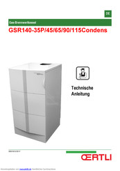 Qertly GSR 140-90Condens Anleitung