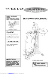 Icon Weslo sparring system WLEVSY29530 Bedienungsanleitung