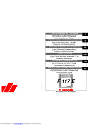 Atlantic F 117 E Bedienungsanleitung