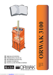 Orwak 3100 Betriebsanleitung