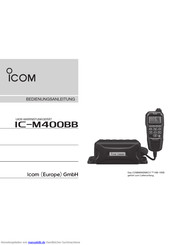 Icom IC-M400BB Bedienungsanleitung