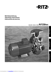 RITZ Series RITZBloc Betriebsanleitung