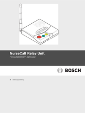 Bosch NurseCall Relay Unit Bedienungsanleitung