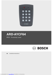 Bosch ARD-AYCF64 Installationshandbuch