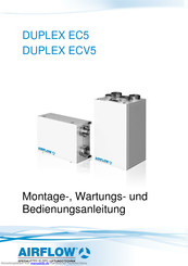 Airflow DUPLEX ECV5 Bedienungsanleitung