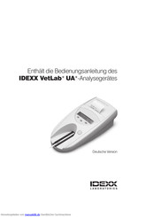 Idexx VetLab* UA series Bedienungsanleitung