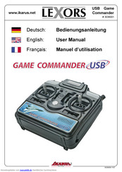 iKarus GAME COMMANDER USB Bedienungsanleitung