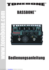 Radial Engineering tonebone bassbone Bedienungsanleitung
