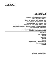 Teac HD-35PUK-A Handbuch