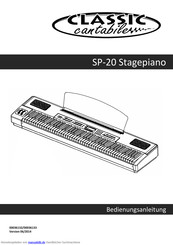 Classic Cantabile SP-20 Stagepiano Bedienungsanleitung