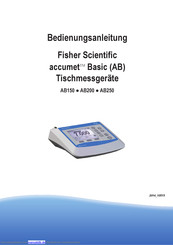 Fisher Scientific accumet BasicAB150 Bedienungsanleitung