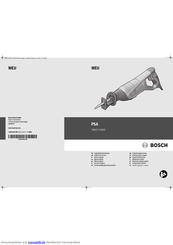 Bosch PSA 700 E Betriebsanleitung
