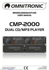 Omnitronic CMP-2000 Bedienungsanleitung