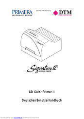 Primera Signature II CD Color Printer II Benutzerhandbuch