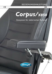 Permobil Corpus/X850 Bedienungsanleitung