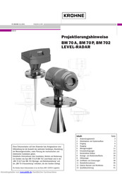 KROHNE BM 70 A Anwenderhandbuch