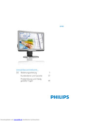 Philips 201B2 Bedienungsanleitung