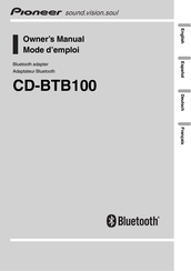 Pioneer CD-BTB100 Bedienungsanleitung