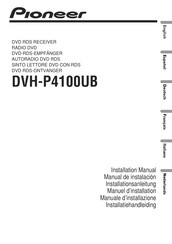 Pioneer DVH-P4100UB Installationsanleitung