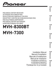 Pioneer MVH-8300BT Installationsanleitung