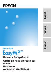 Epson EasyMP EMP-745 Installationshandbuch
