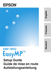 Epson EMP-7850 Installationshandbuch