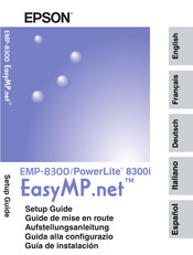Epson PowerLite 8300i Installationshandbuch