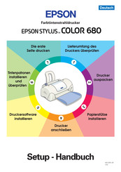 Epson Stylus Color 680 Installationshandbuch