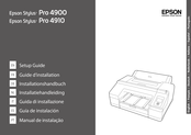 Epson Stylus pro 4910 Installationshandbuch