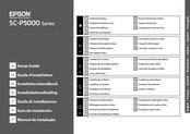 Epson SC-P5000 Series Installationshandbuch
